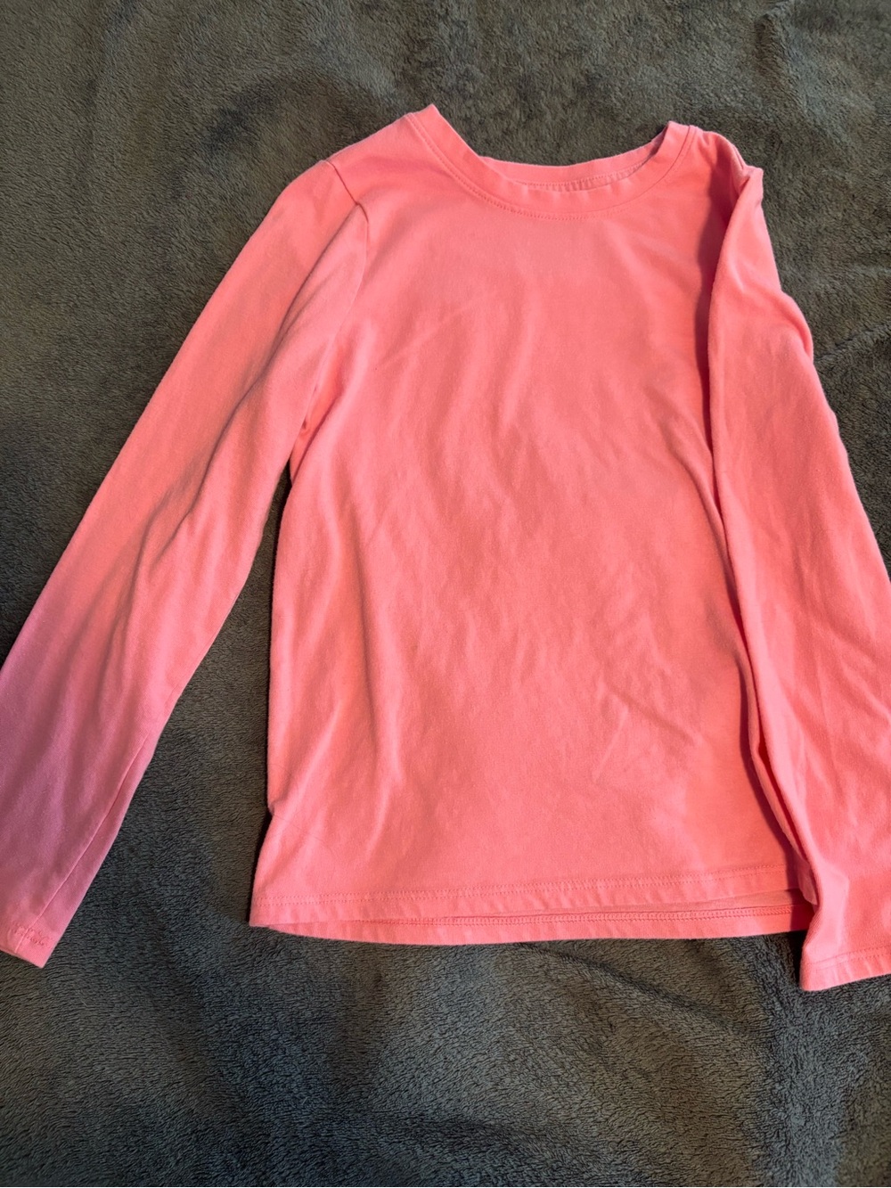 Cat & Jack Long Sleeve Crewneck Top - Pink